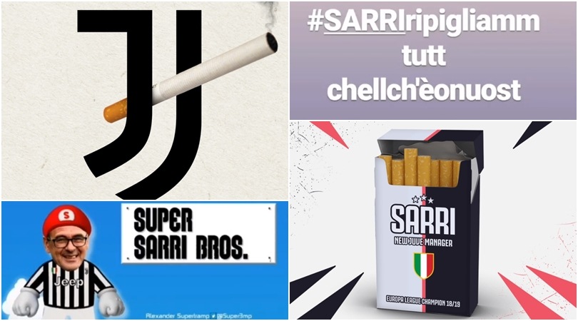 "Super Sarri Bros": le reazioni dei tifosi sui social