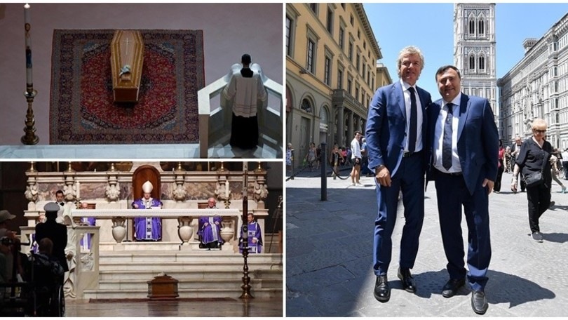 Firenze piange Zeffirelli: ai funerali anche Antognoni