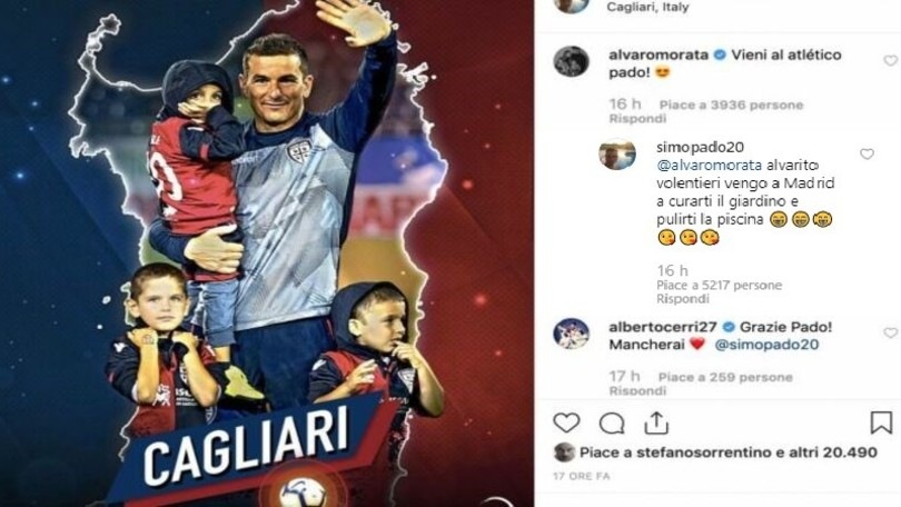Morata a Padoin: "Vieni all'Atletico Madrid". La risposta: "A pulirti piscina e giardino"