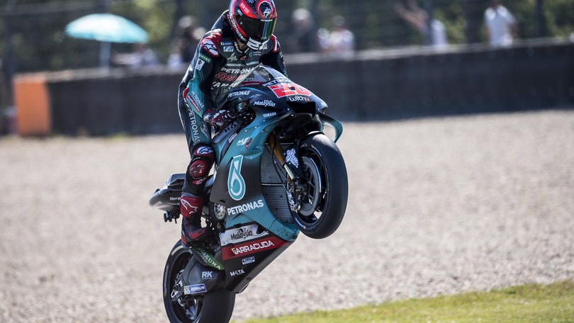 Quartararo: "Felicissimo, ma devo far riposare il braccio"