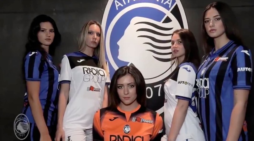 L'Atalanta presenta le prime due maglie da gioco