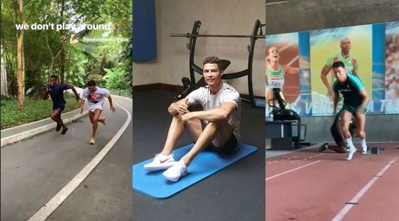 Ronaldo e le sue abitudini: allenamento anche in vacanza