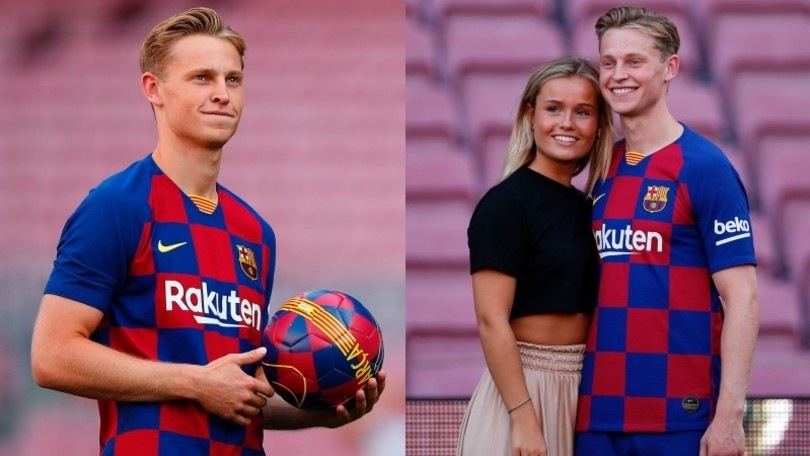 De Jong incanta Barcellona con la bella Mikky