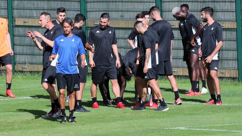 Inzaghi subito in campo con il Benevento: primo giorno di ritiro a Pinzolo