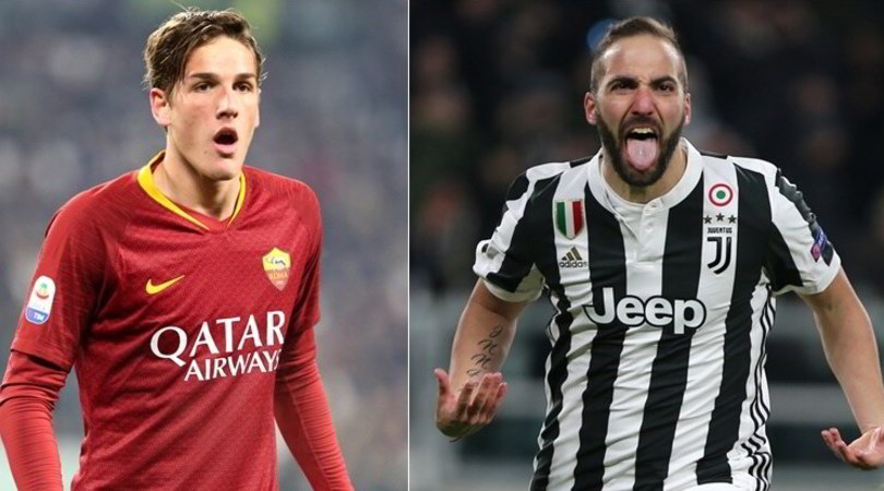 Juve, Zaniolo aspetta Higuain-Roma