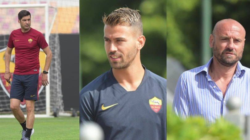 Roma, primo allenamento: ci sono anche Spinazzola e Petrachi