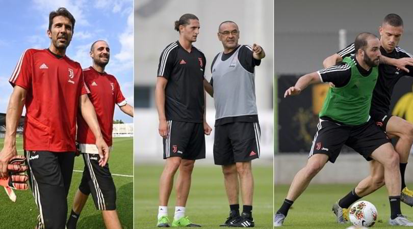 Juve, primo allenamento dell'era Sarri