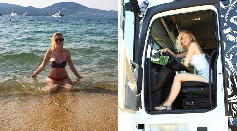 Iwona, sexy camionista fa impazzire il web FOTO