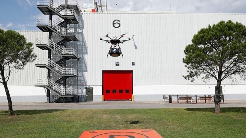 Seat, droni per le consegne dei pezzi alle linee di assemblaggio