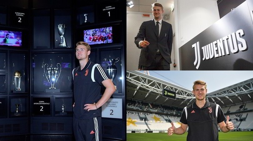 De Ligt, primo giorno da bianconero