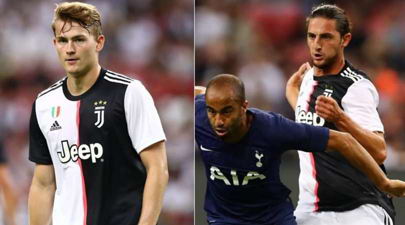 Juve, l'esordio di De Ligt e Rabiot con la maglia bianconera