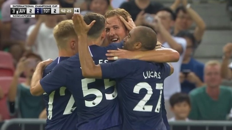 ICC 2019 Juventus - Tottenham 2-3, gol e highlights