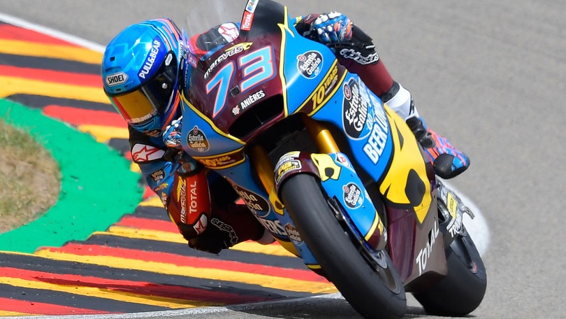 Moto2: a Brno pole per Alex Marquez, terzo tempo per Baldassarri