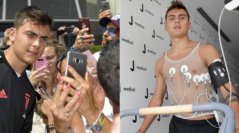 Juve, riecco Dybala: selfie con i tifosi e visite mediche