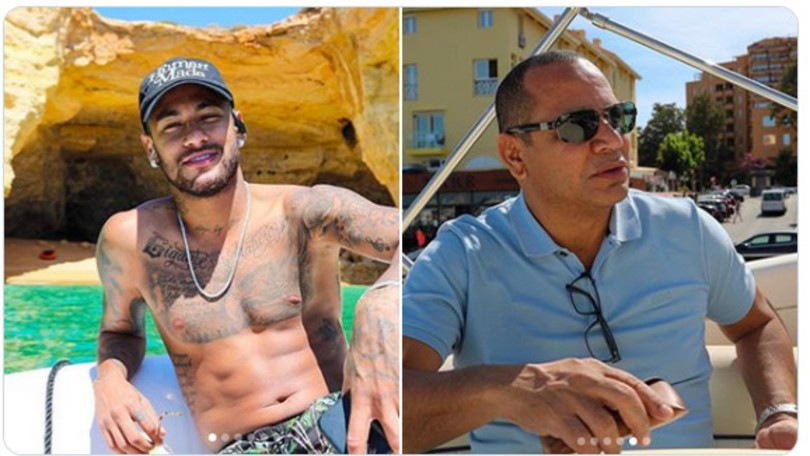 Neymar nel caos mercato si rilassa in Portogallo con il papà