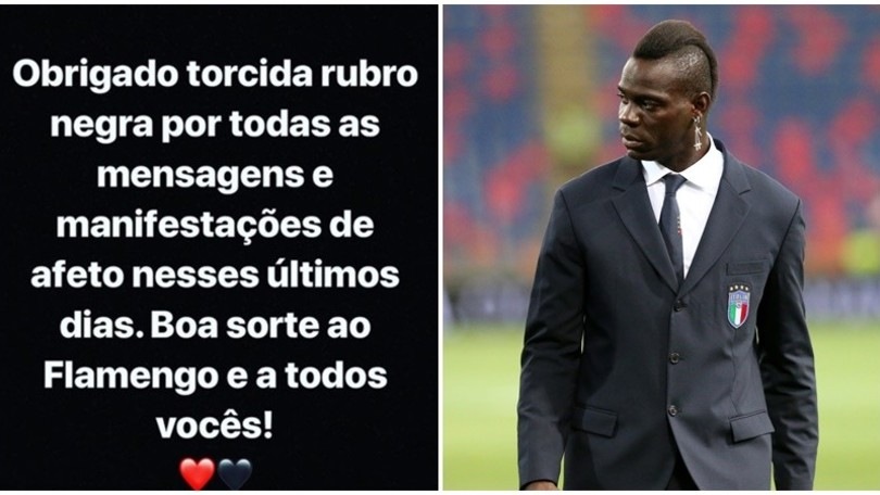 Balotelli: "Flamengo, grazie per l'affetto!"