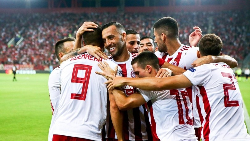 Champions: Olympiacos a valanga, ipotecata la qualificazione ai gironi