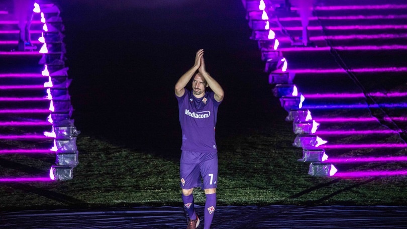 Ribery, presentazione in stile americano al Franchi