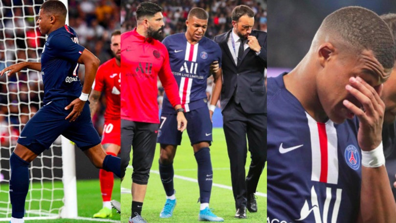 Psg, Mbappé ko: infortunio e lacrime contro il Tolosa