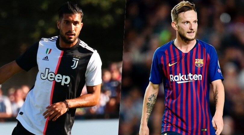Juve, Emre Can-Rakitic: avanti. Si lavora allo scambio con il Barcellona