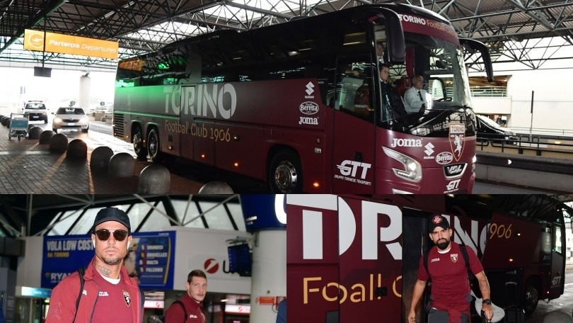 Torino in partenza per l'Inghilterra