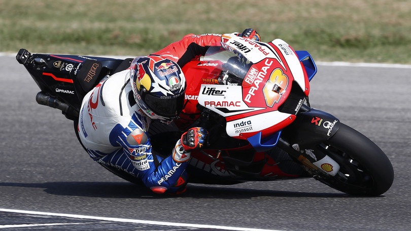 MotoGp test a Misano: Pramac show con Miller e Bagnaia, Rossi 13°