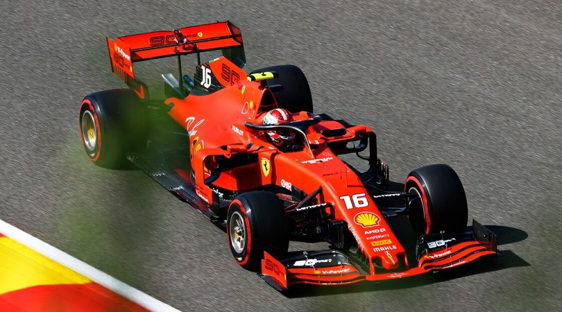 Gp Belgio: Leclerc in pole, anche Vettel in prima fila