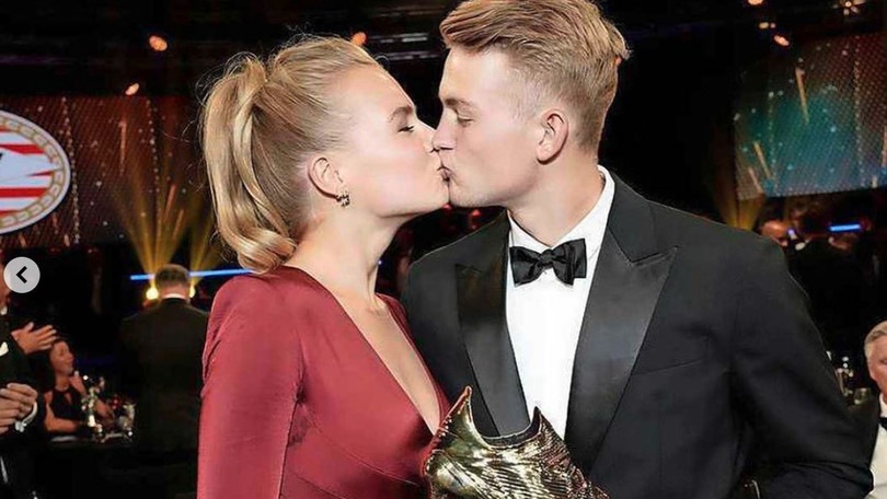 De Ligt e Annekee, la coppia dell'anno anche sui social