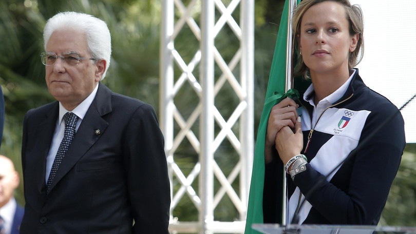 La Pellegrini da Mattarella: "Ci protegga! In Italia lo sport funziona"