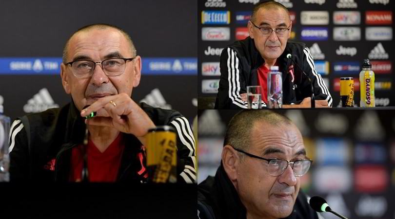 Sarri in conferenza stampa: le emozioni della prima volta
