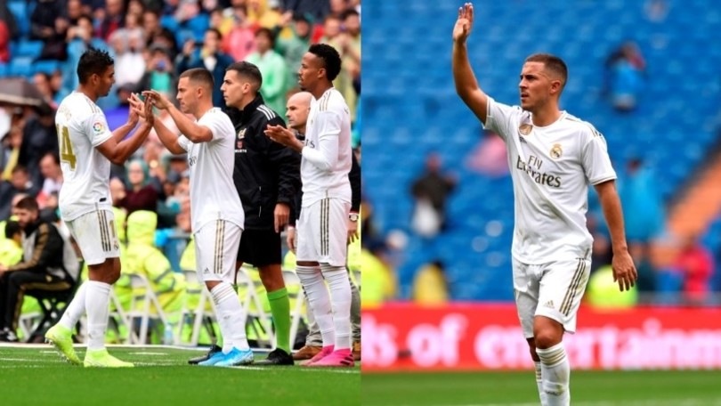 Prima di Hazard nel Real Madrid: applausi del Bernabeu
