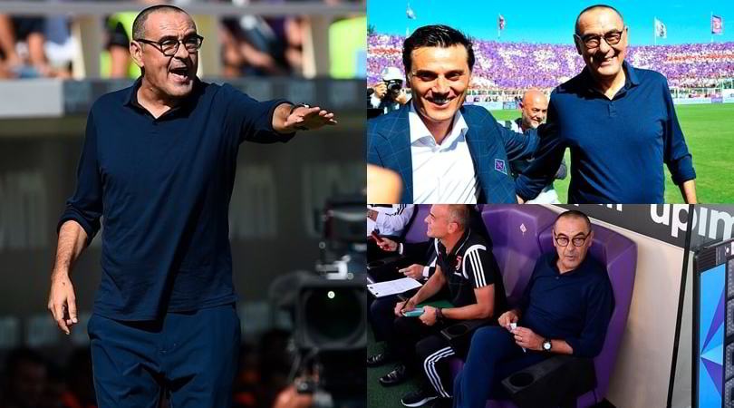 Sarri, la prima in A sulla panchina della Juve