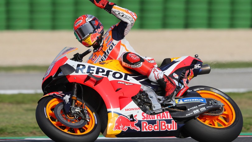 Gp San Marino, vince Marquez: "Motivato dopo l'episodio con Rossi"