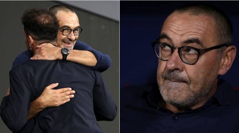 Sarri, quanta emozione: esordio in Champions sulla panchina della Juve
