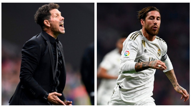 Furia Simeone nel derby: "Ramos ha insultato il guardalinee"