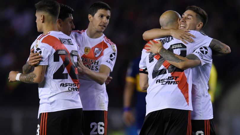 Boca Juniors ko nel Superclasico: De Rossi in tribuna, 2-0 per il River