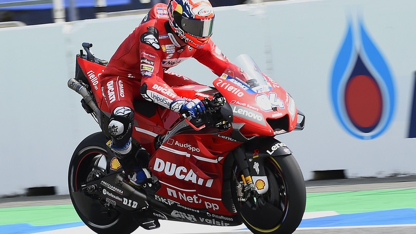 Gp Thailandia: Dovizioso domina le terze libere, Rossi 11°