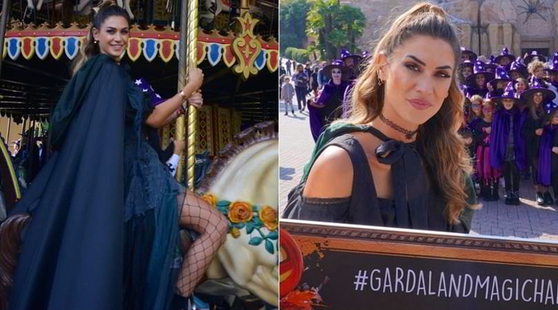 Melissa Satta madrina a Gardaland: sexy strega per Halloween!