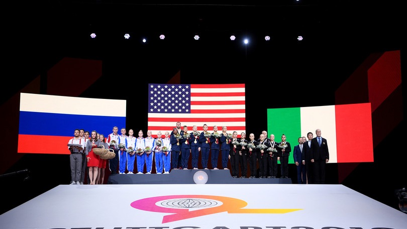 Mondiali di ginnastica: l'Italia è di bronzo