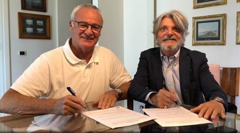 Ufficiale, Ranieri alla Sampdoria. Esordio contro la Roma