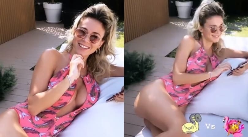 Diletta Leotta, show a bordo piscina: il nuovo costume infiamma i social