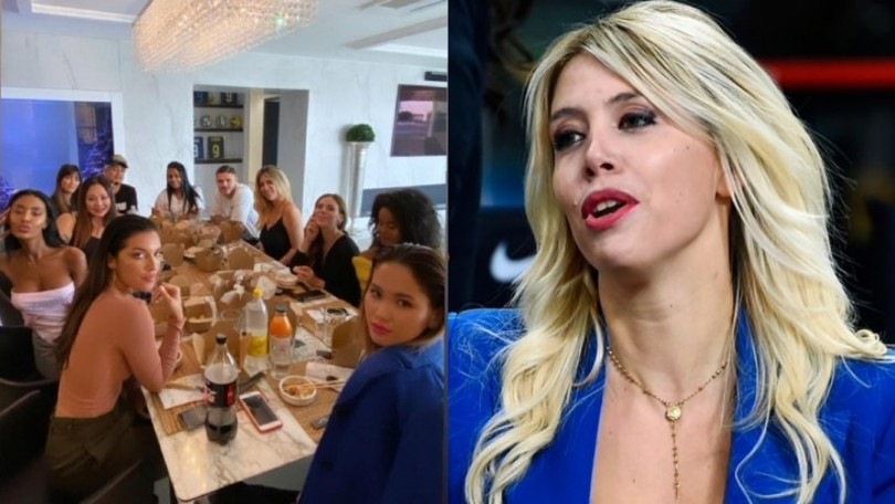 Casting di modelle a casa Icardi per Wanda Nara