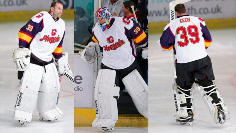 Cech si dà all'hockey: eccolo con la maglia dei Guildford Phoenix