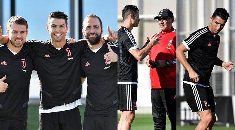 La Juve si allena: riecco Ronaldo