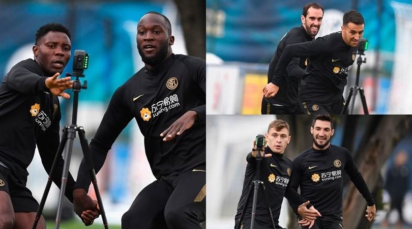 Conte rafforza l'intesa dell'Inter: giocatori mano nella mano