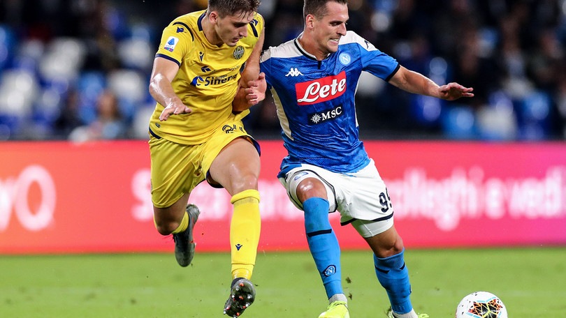 Napoli-Verona 2-0, il tabellino