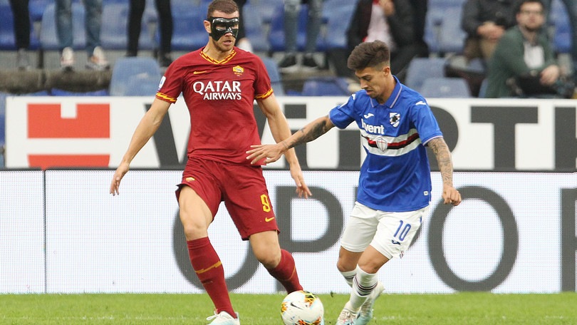 Sampdoria-Roma 0-0, il tabellino