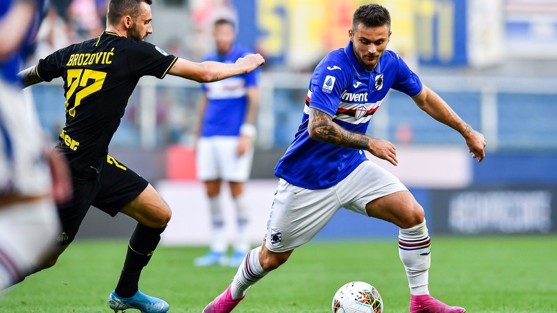 Samp, con Linetty Ranieri sorride