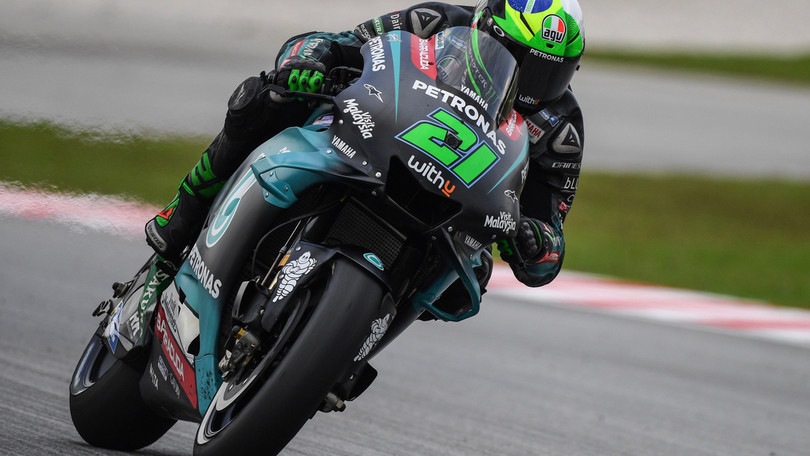MotoGp Malesia: Morbidelli vola nelle FP4, Valentino Rossi secondo