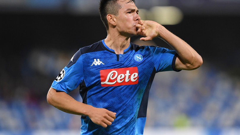Napoli-Salisburgo 1-1: Lozano salva Ancelotti